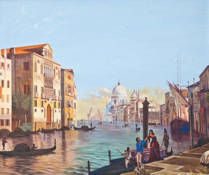 Szene aus Venedig.